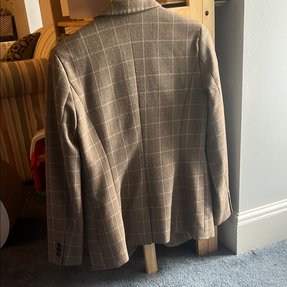 A New Day Tan Plaid Blazer - Picture 5 of 5